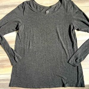 Eileen Fisher Viscose Long Sleeve Top- Large